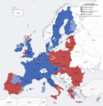 European union erdf map en