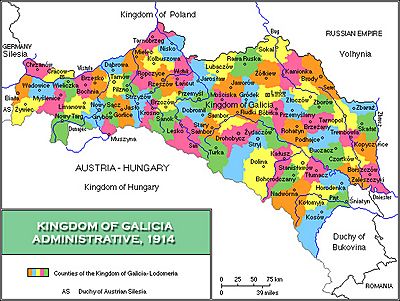 Galicia administrative1914