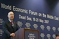 Klaus Schwab - World Economic Forum on the Middle East Dead Sea Jordan 2007
