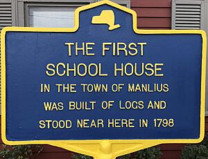 NYS Historic Markers TheFirstSchoolHouse