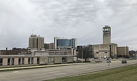 Downtown Pontiac as seen from City Hall