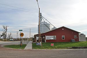 Reading Kansas community center and grain elevator