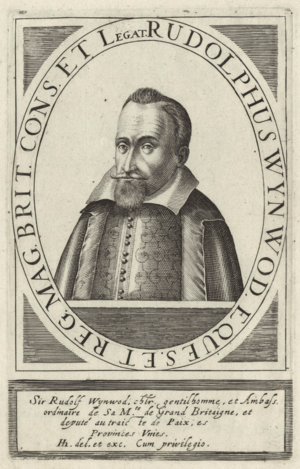 Sir Ralph Winwood, by Hendrik Hondius I, NPG