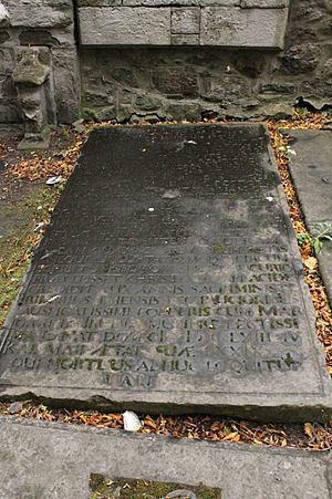 The grave of Rev Andrew Cant, St Nicholas Churchyard in Aberdeen