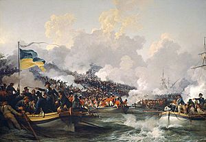 The landing of British troops at Aboukir, 8 March 1801.jpg