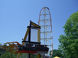 Top Thrill Dragster (Logo & Tower)