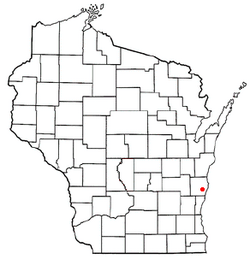 Location of Lima, Wisconsin