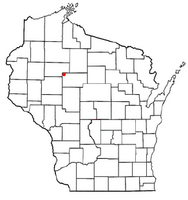 Location of McKinley, Taylor County, Wisconsin