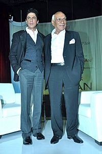 Yash Chopra and Shahrukh Khan