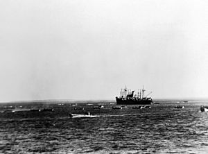 American ships landing during Operation Torch, November 1942 (26688233893)