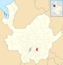 Location of the municipality and town of Peñol in the Antioquia Department of Colombia