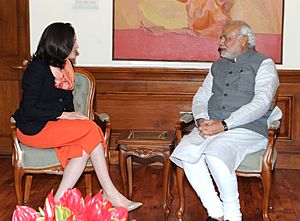 Facebook COO Sheryl Sandberg meets PM Modi