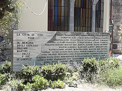 Kos Massacre Memorial Agnus Dei Church