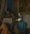 Lady Seated at a Virginal, Vermeer, The National Gallery, London
