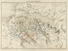 Map of Sebastopol lines 1855