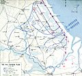 Map of plan for US 4th division, D-Day, 6 June 1944