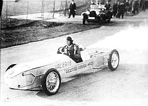 Max Valier in Rocket Car (1931)