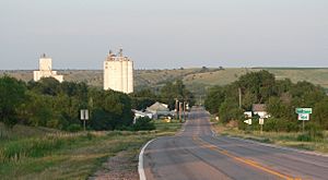 Maywood, seen from the west along Nebraska Highway 23