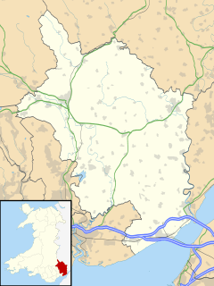 Trellech is located in Monmouthshire