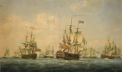 Ships at Spithead 1797