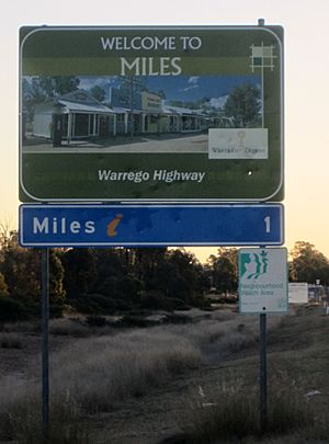 Welcome to Miles signpost