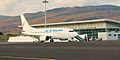 Air Tanzania B737 at Hahaya Airport