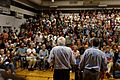 Bernie Sanders before a crowd in Conway, NH, on August 24, 2015 (20876809366)
