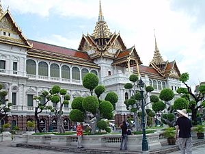 Grand Palace in Bangkok - Chakri Mahaprasad Hall