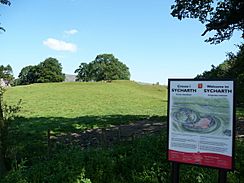 Info board at Sycharth - geograph.org.uk - 2507836
