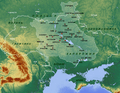 Location of Cossack Hetmanate