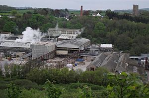 Looking down on Wansborough Papermill (geograph 1928760)