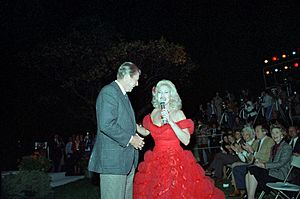 President Ronald Reagan and Tammy Wynette