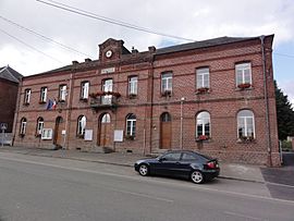 The town hall of Rocquigny