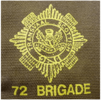 SADF Cap detail 72 Brigade Transvaal Scottish