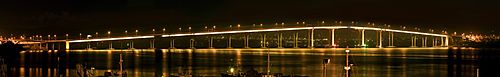 Tasman Bridge Night Panorama