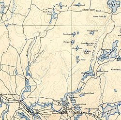Wankinco River (Massachusetts) map