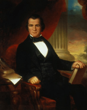 Andrew Johnson by William Brown Cooper