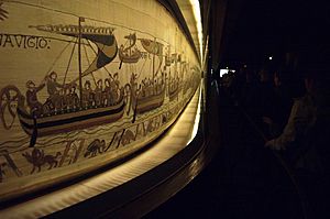 Bayeux Tapestry in the museum