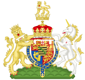 Coat of Arms of Albert, Duke of Clarence and Avondale