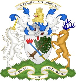 Coat of arms of the Chief of clan Gregor.svg