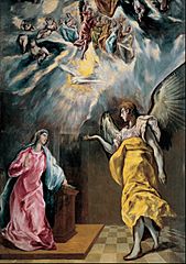Domenikos Theotokopoulos, El Greco - The Annunciation - Google Art Project