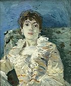 Girl on Divan ca. 1885 – Berthe Morisot