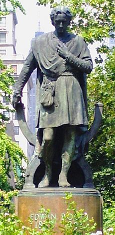 Gramercy Park Edwin Booth statue