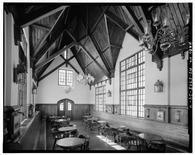 INTERIOR VIEW, LOOKING SOUTH - U. S. Military Academy, West Shore Railroad Passenger Station, West Point, Orange County, NY HABS NY,36-WEPO,1-29-4
