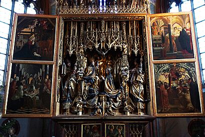 Michael Pacher St. Wolfgang Pilgrimage Church Winged Altar 1481