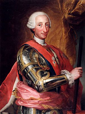 Portrait of King Charles III of Spain (by Anton Raphael Mengs)