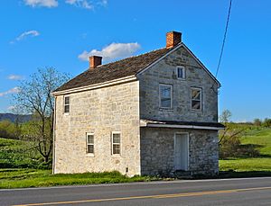 The Toll House along U.S. Route 30
