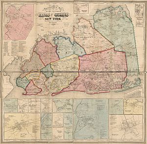 Topographical map of the counties of Kings and Queens, New York LOC 2013593266