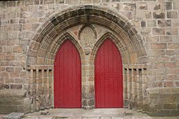 West door, St Machar's Cathedral