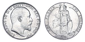 1909 silver florin
